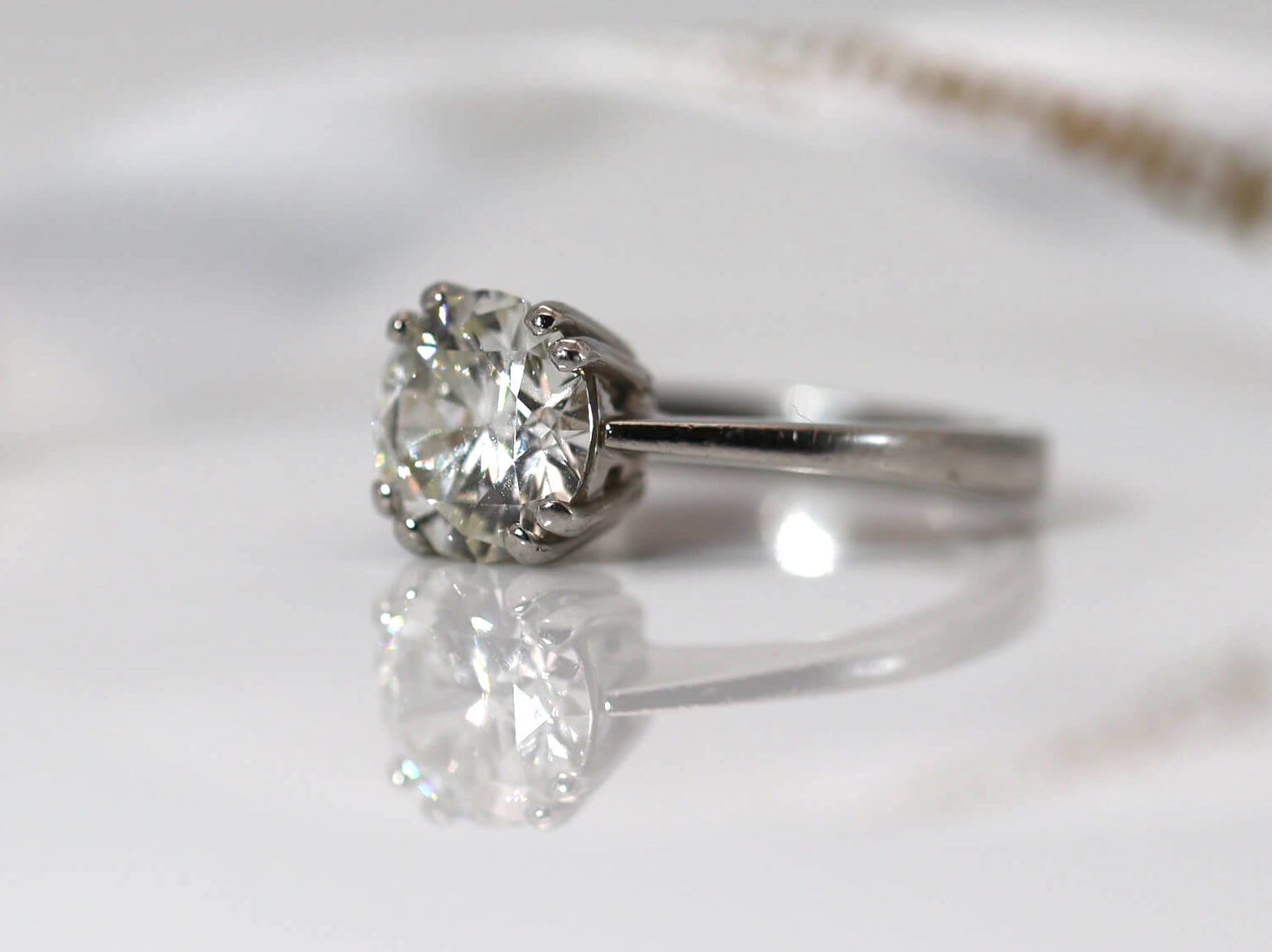 A Classic Diamond Solitaire ring