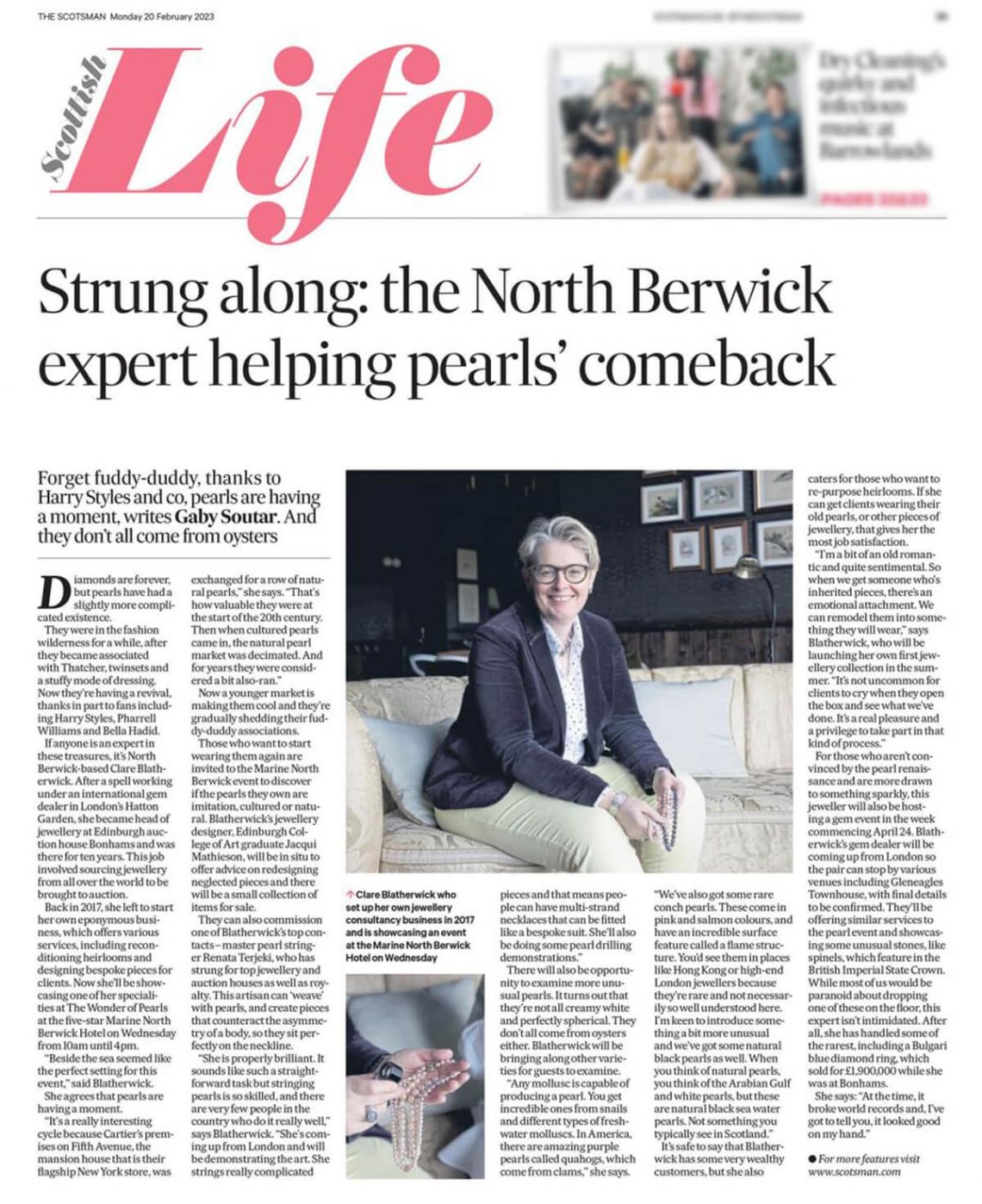 Clare Blatherwick in the News 2